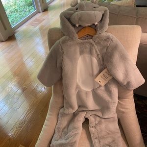 Pottery Barn Kids Halloween Hippo Costume NWT